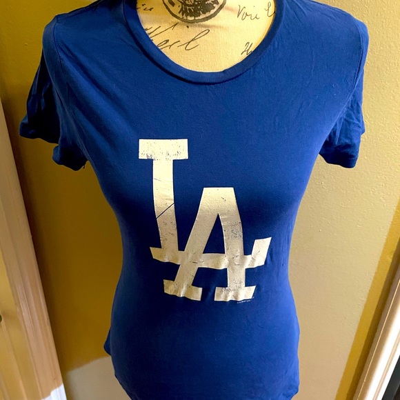 LA Dodger shirt. Small. Preloved. Blue and white. - Picture 2 of 5